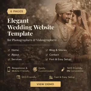 Weeding Website template